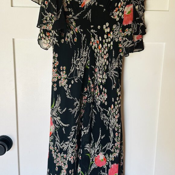 Girls from Savoy x Anthropologie | Floral Midi Dress | Size 6 - Picture 2 of 7